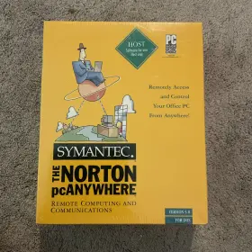 07-00-01194 Symantec Norton Pc Anywhere Host Version 5.0 For Dos 1995 New Sealed