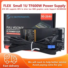 7660b T.f.skywindintl 738812759235 600 Watt For Enp Flex Atx Pc Power Supply 1u Psu Computer Small Modular