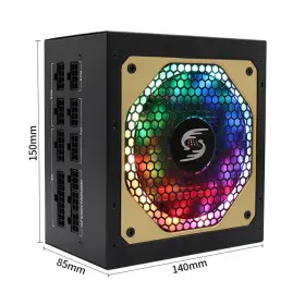 Tf800 T.f. Skywindintl 800w 80 Plus - Full Modular Atx Psu With Rgb Lighting