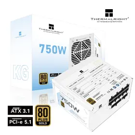 Kg-750-w Thermalright Atx White 3.1 Pci-e 5.1 Gold Full Modular Psu