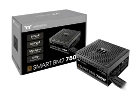 Thermaltake 713227525534 Smart Bm2 Unit Dftalimentation Dft Nergie 750 W 20 4 Pin Atx Noir