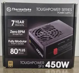 Thermaltake 717964404848 Toughpower Sfx 450w 80 Gold Fully Modular Power Supply With Smart Fan