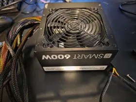 600w Thermaltake 841163062241 Smart Atx Power Supply 24-pin Psu Black