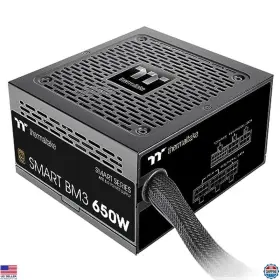 B0cfwqbdxq Thermaltake 650w 80plus Bronze Semi-modular Power Supply Atx 3.0 And Pcie 5.0 Ready