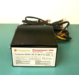 Iso-p500l Thermaltake Purepower 500 Atx 12v 2.0 Computer Power Supply Pn W0100ru Iso-p500l Thermaltake Purepower 500 Atx 12v 2.0 Computer Power Supply Pn W0100ru