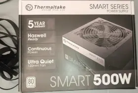 Ps-spd-0500nnfcaw-u Thermaltake Smart Series 500w Atx Power Supply 80 Plus Pcie Sata 20 4