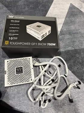 Ps-tpd-0750fnfagu-w Thermaltake Toughpower Gf1 750watt Snow White Power Supply