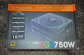 Ps-tpg-0750fpcgus-s Thermaltake Toughpower Grand Rgb 750w 80 Gold Smart Zero 256-color Tpg-0750f-r