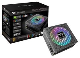 Thermaltake Ps-tpi-0750f3fdgu-1 Toughpower Irgb Plus 750w 80 Gold Sli/crossfire Ready Rgb Led At