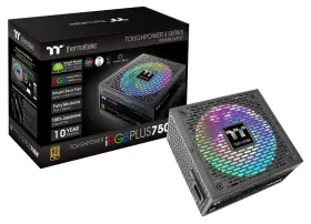 Ps-tpi-0750f3fdgu-1 Thermaltake Toughpower Irgb Plus 750w 80 Gold Sli/crossfire Ready Rgb Led At