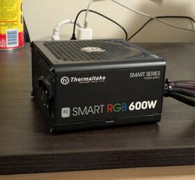 Thermaltake Psspr0600nhfawu1 Smart Rgb 600w Power Supply Ps-spr-0600nhfawu-1 Series