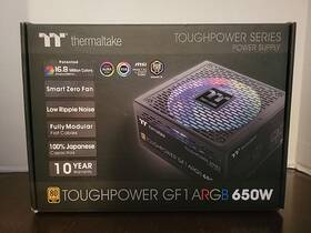 Thermaltake Pstpd0650f3fage1 Toughpower Gf1 650w Power Supply Argb 80 Plus Gold
