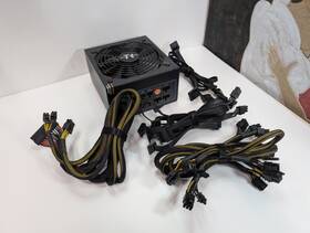 Thermaltake Sp-1200ah5csb Smart M Series M1200w Semi Modular Power Supply Psu -