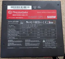 Spg-0500d-b Thermaltake Smart Dps G 500w Digital 80 Bronze Semi-modular Atx