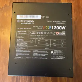 Tpg-1200f1fap Thermaltake Tough Power Grand Series Rgb 1200 Watt Supply No Cords