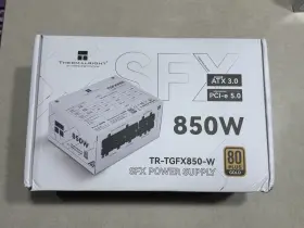 Tr-tgfx850-w Thermaltake Tr-sgfx850 Thermalright 850w Sfx Atx 3.0 Pcie 5.0 Itx Sff Power Supply Psu