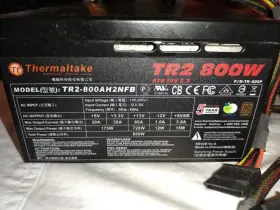 Tr2-800ah2nfb Thermaltake Tr2 800w Atx 12v 2.3 With Cables