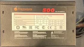 Ttp-0500p-8 Thermaltake 500w Atx Power Supply 20 Pin Sata 1 Fan Black