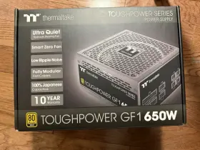 Ttp-0650ah3fcg Thermaltake Toughpower Gf1 80 Plus Gold 650w Fully Modular Power Supply