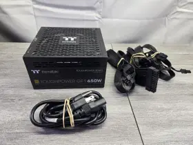 Ttp-650ah3fcg Thermaltake Toughpower Gf1 650w 80 Plus Gold Fully Modular Power Supply Works