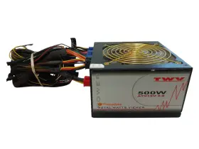 Twv500w-ap Thermaltake W0057-01 Purepower 500w Atx 12v 2.2 Eps Semi-modular Psu Works