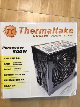 W0120ru Thermaltake Purepower 500w Atx 12v 2.0 Power Supply. Sealed