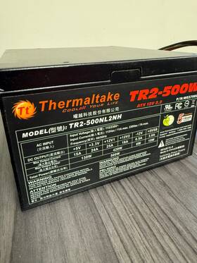 Thermaltake W0379ru Tr2-500nl2nh 500w Atx 12v 2.2 Power Supply