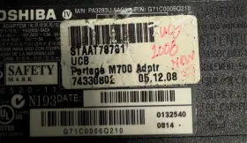 G71c0006q210 Toshiba Ac Power Supply