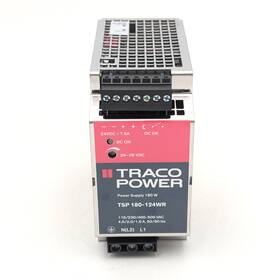 Traco Power 180-124wr 180w Supply Tsp Din-rail Mountable Black