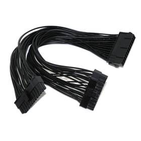 Tradock 764481262950 24-pin Psu Power Supply Extension Cable 1 To 2 Y-splitter 30cm 18awg