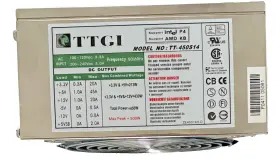 Tt-450s14 Ttgi Desktop Pc Atx 500w Power Supply For Intel P4 Amd K8