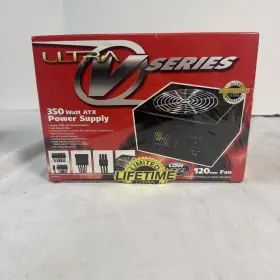 Ultra 022769318394 V Series 350 Watt At. Power Supply 120mm Fan Computer New In Box
