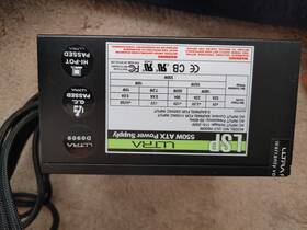 Ultra Ult-hs550w Lsp 550w Atx Power Supply Black 20 4 Pin Sata Pcie Model