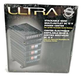 Ultra Ult33057 Stackable 180w Multi-output Dc 12v Power Center - New