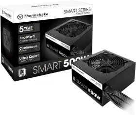 500w Usa Direct 711181657654 Smart 80 White Certified Psu Continuous Power With 120mm Ultra Quiet Cool