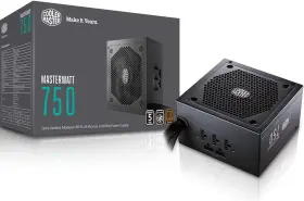 Mpx-7501-amaab-us Usa Inc. Masterwatt 750 Watt Semi-fanless Modular Power Supply 80 Plus Bronze Certified