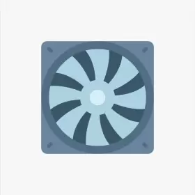 C9123 Vantec Fan 12v Dc 50mm By 10mm 1 15/16 3/8 Inches 15 Inch 2 Wire Cable
