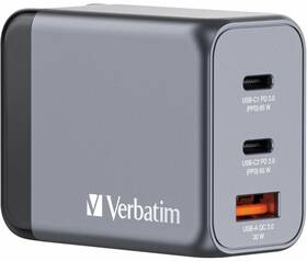 Verbatim 32201 - 65w 3-port Gan Wall Charger 65 W 120 V Ac 230