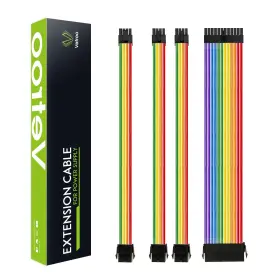 Vetroo 609015786321 Psu Extension Cable Sleeved Customization Mod Pc Power Supply Soft Nyl