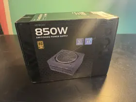 V850gold Vetroo - 850w Atx 3.1 Pcie 5.1 Fully Modular Power Supply With120mm New
