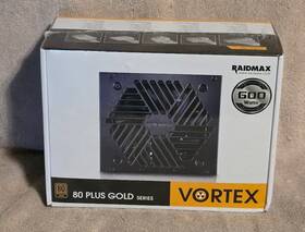 Vortex 719392168495 New Sealed Box Raidmax 600 W 80 Plus Gold Power Supply Rx-600ae-v