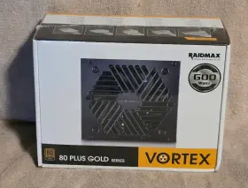 Rx-600ae-v Vortex 719392168495 New Sealed Box Raidmax 600 W 80 Plus Gold Power Supply