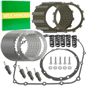 22201-mm5-000 Weichengxin 22201-mah-000 Clutch Kit Heavy Duty Springs And Cover Gasket Compatible With Honda Shadow Aer
