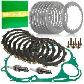 1ta-16325-00-00 Weichengxin 768561847624 Clutch Kit Heavy Duty Springs And Cover Gasket Compatible With Yamaha V Star 11