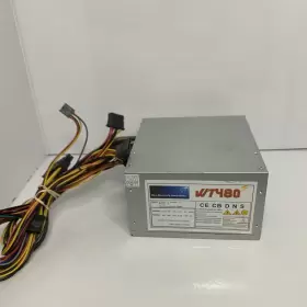 Wt480 Widetech 480w 480 Atx Dual Fan Switching Power Supply