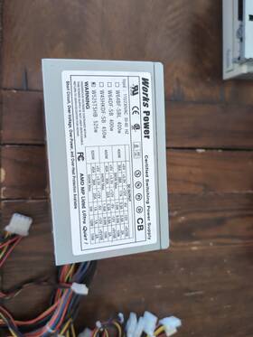 Works Power W525tshb Switching Psu 525w Vintage Supply