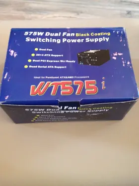 575i Wt Dual Fan Atx Switching Power Supply. New