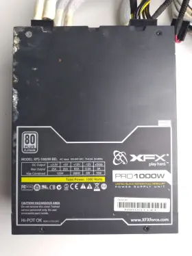 Proplayhard1000 Xfx Play Hard Pro 1000w 80 Plus Platinum Modular Power Supply Unit