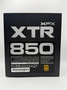 Xps-850w-xtr Xfx Xtr 850 Fully Modular Power Supply 850w 80 Gold With Cables