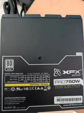 Xps-750w-3xs Xfx Xps750w3xs Pro750w 750w Xxx Edition Semi Modular Power Supply With Cables